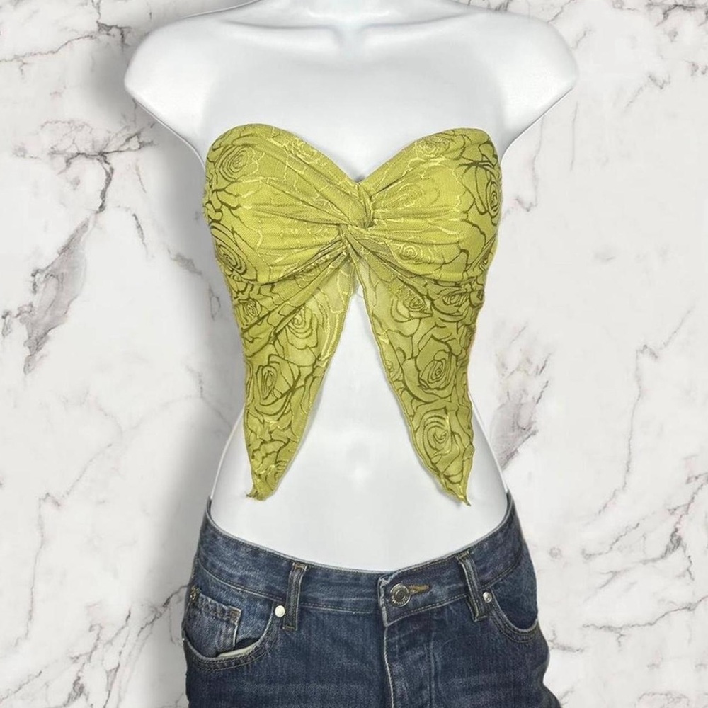 Y2K fairy cute butterfly crop top